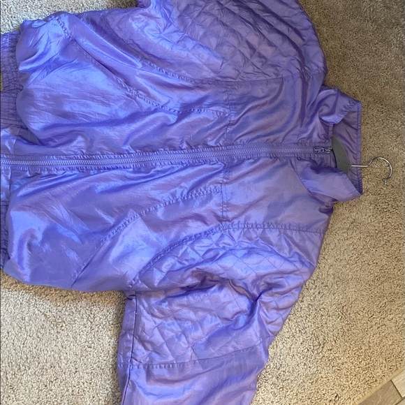 Women’s Purple Retro Style WindBreaker Jacket|Brand Lavon| Style Large - Picture 3 of 3